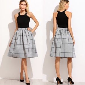 New grey skirt.